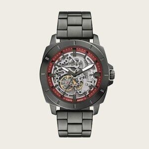 Fossil BQ2898 Privateer Three-Hand Gunmetal Stainless Steel Watch